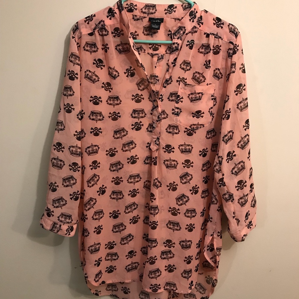 Rue21 Chiffon Tunic Top